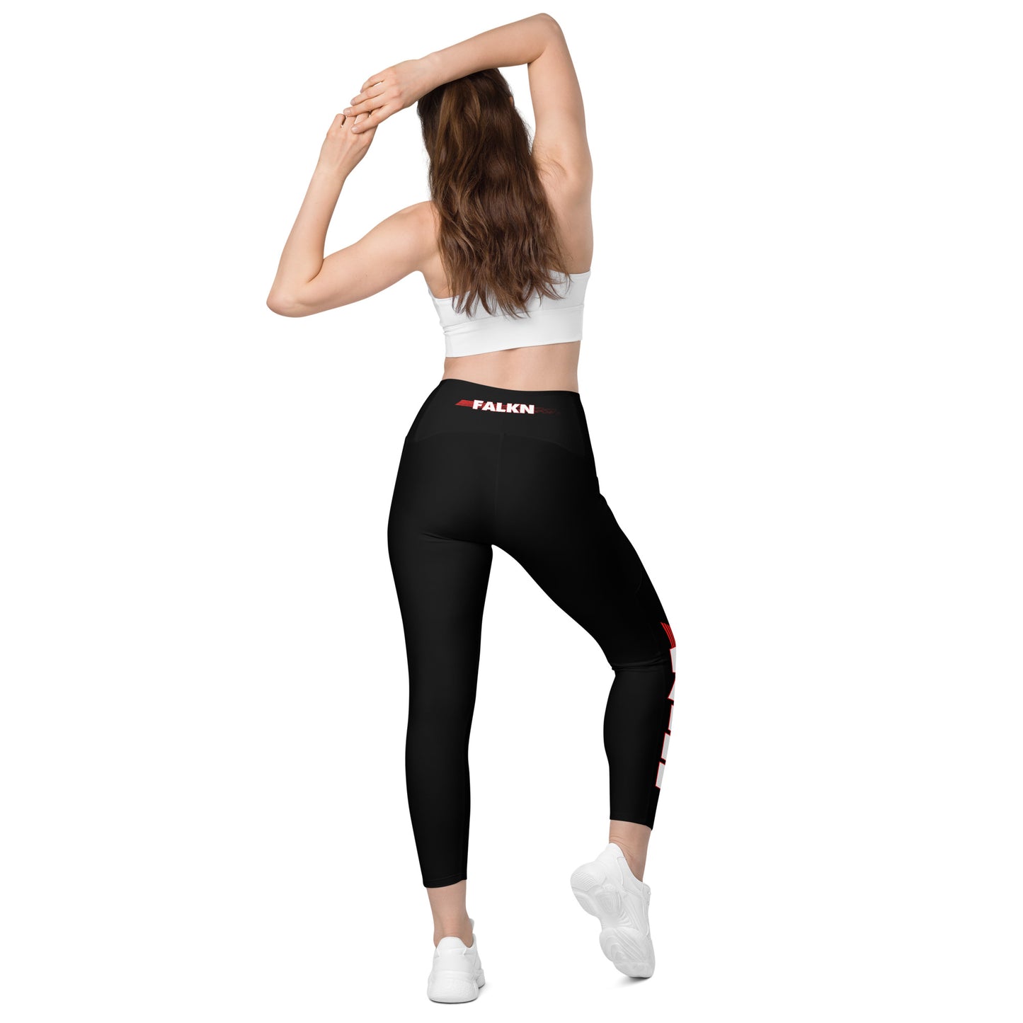 FALKN V-Bund-Leggings mit Taschen