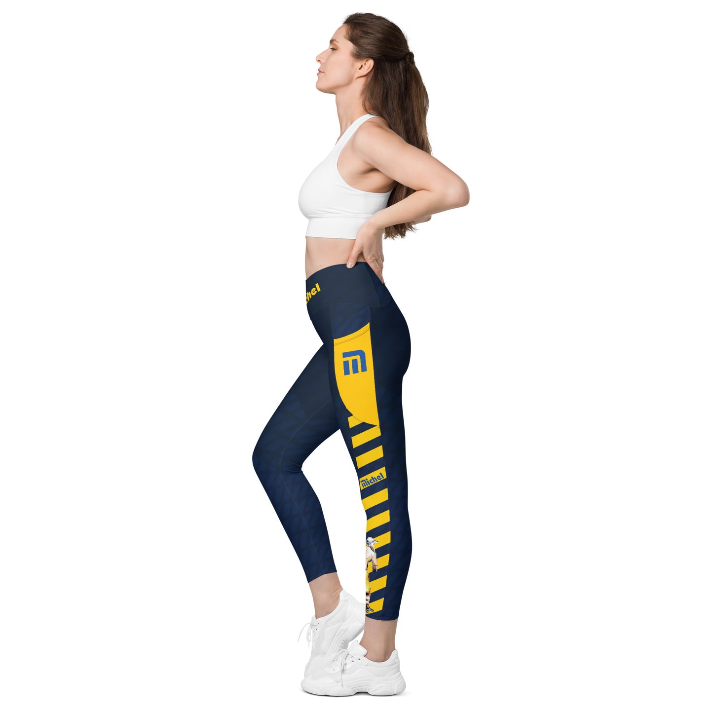 Michel V-Bund-Leggings mit Taschen