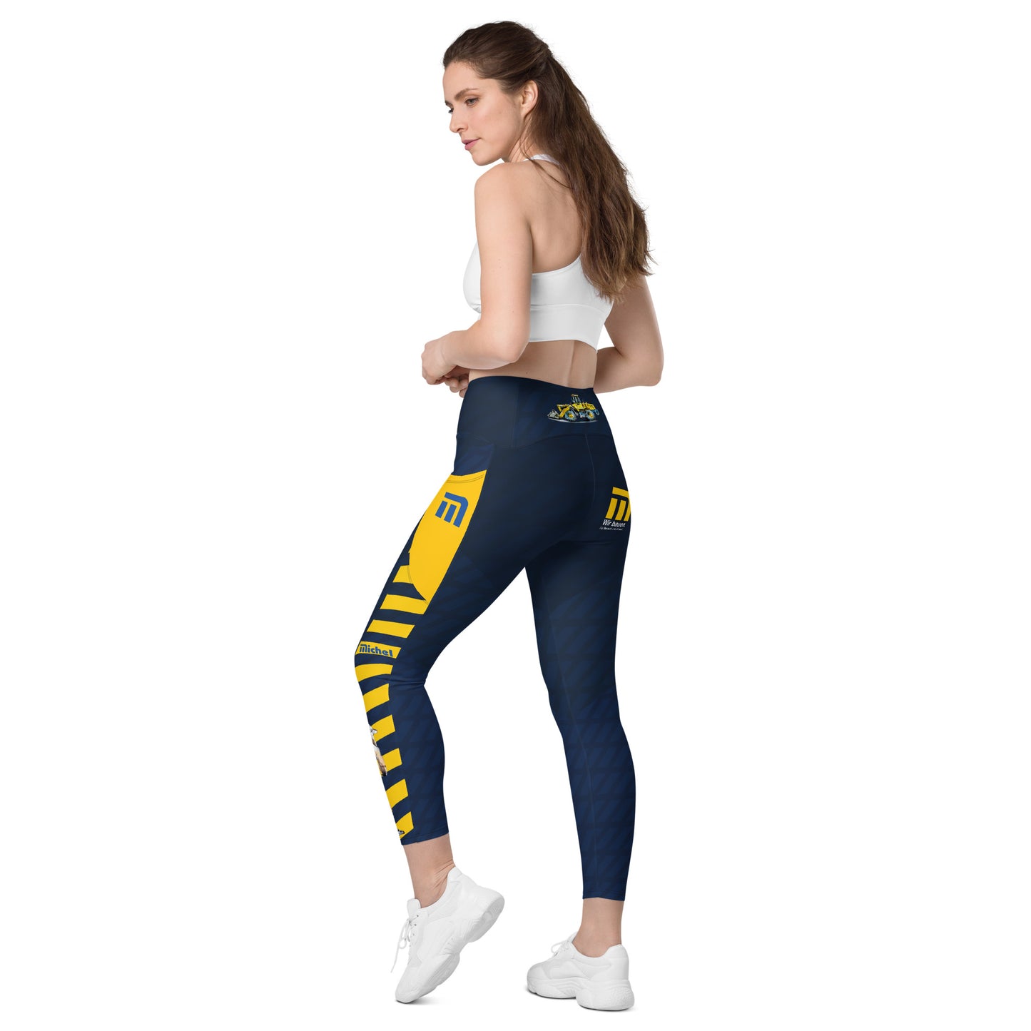 Michel V-Bund-Leggings mit Taschen