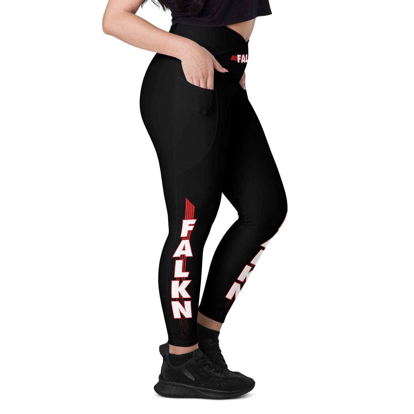 FALKN V-Bund-Leggings mit Taschen