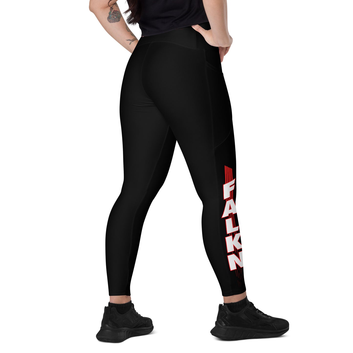 FALKN V-Bund-Leggings mit Taschen