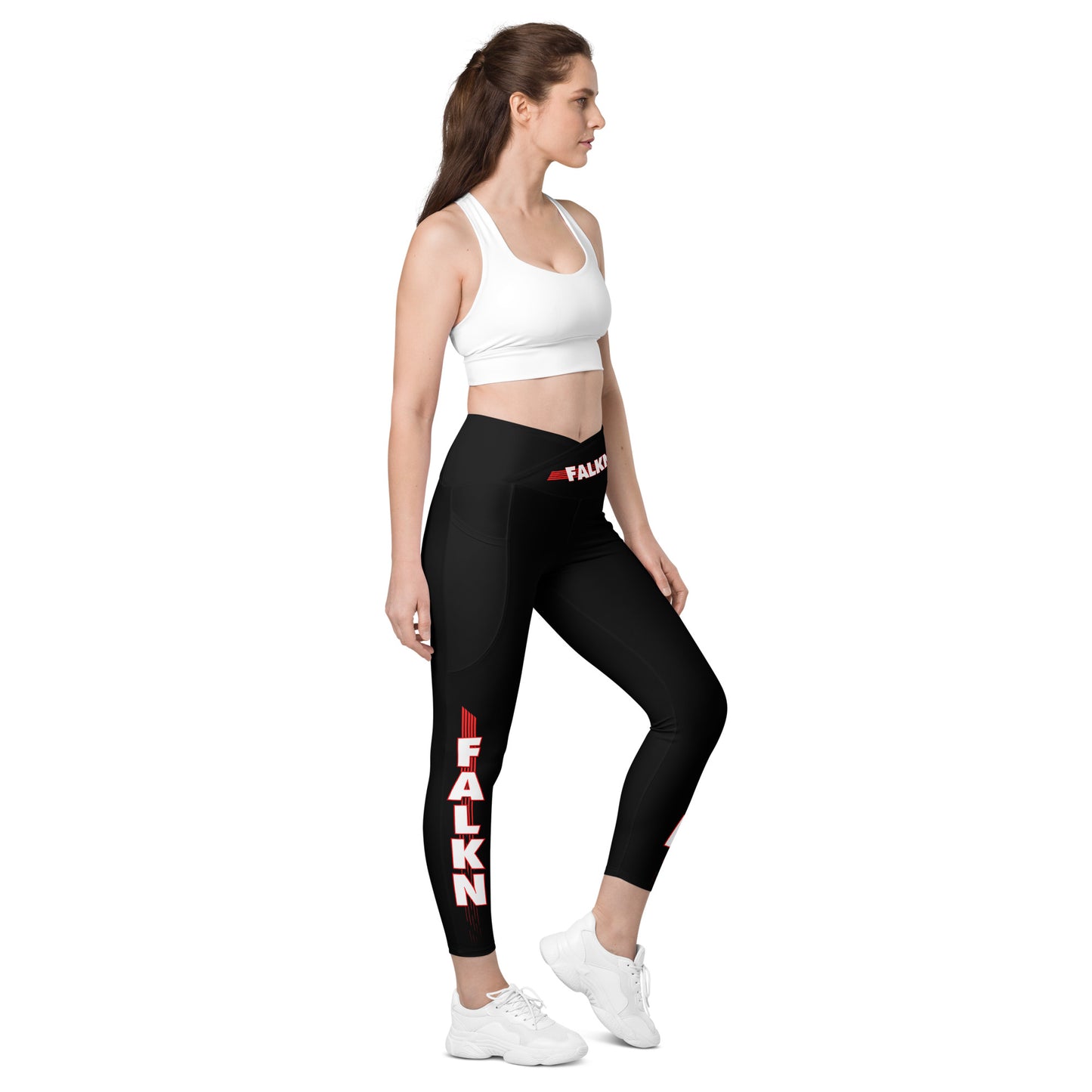 FALKN V-Bund-Leggings mit Taschen