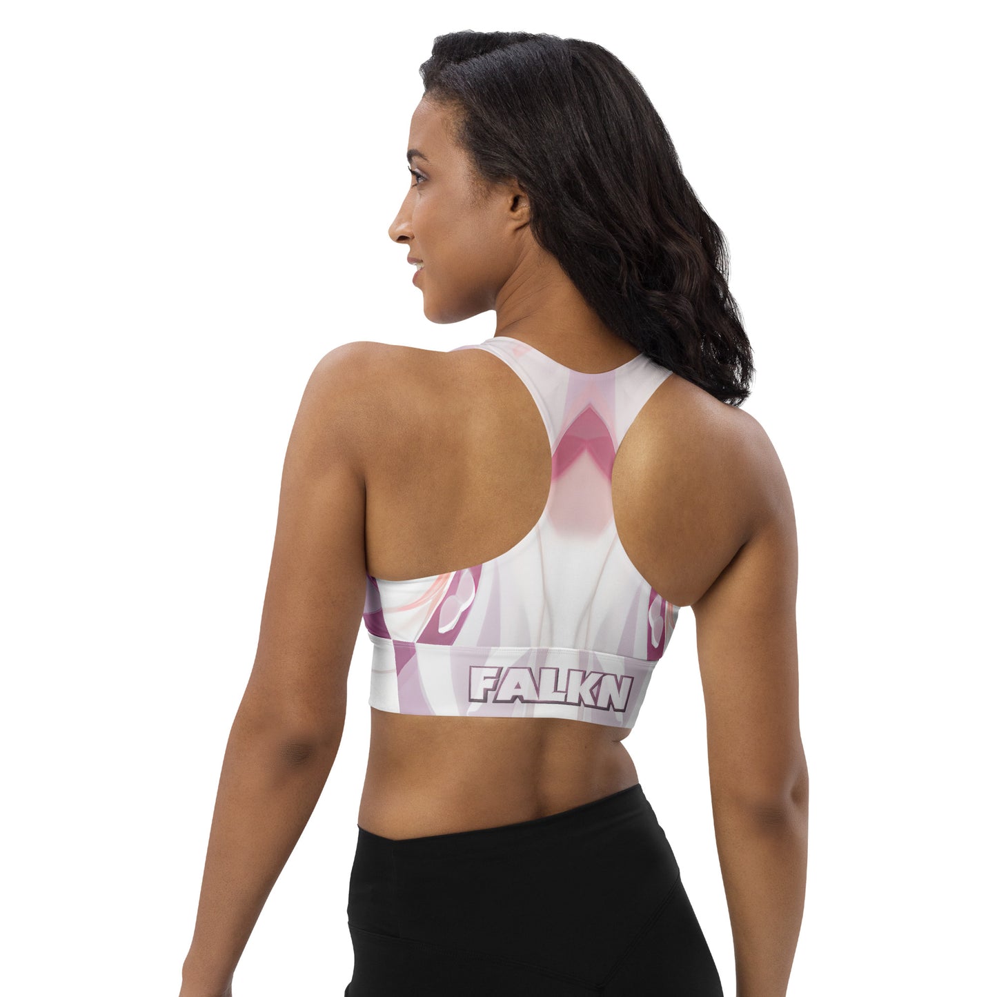 Pink Falkn Set Longline-Sport-BH