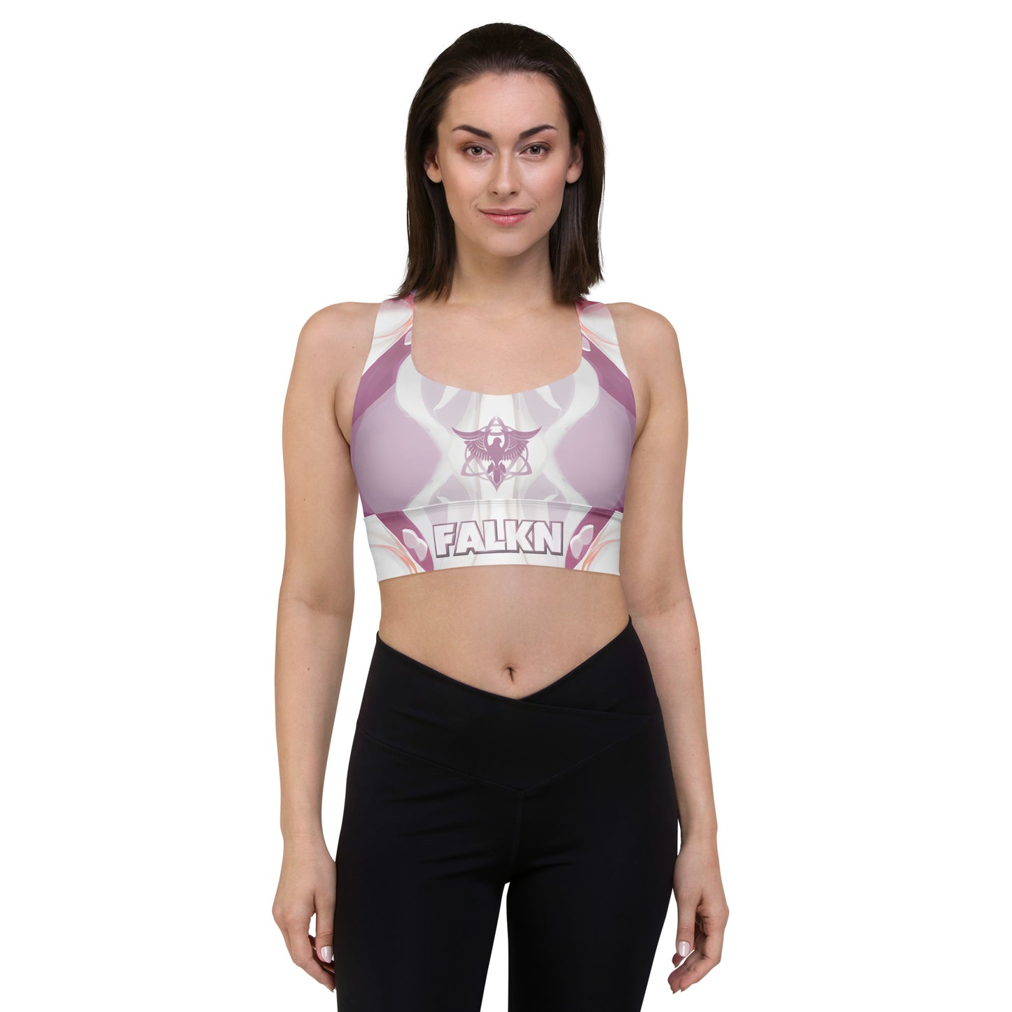 Pink Falkn Set Longline-Sport-BH