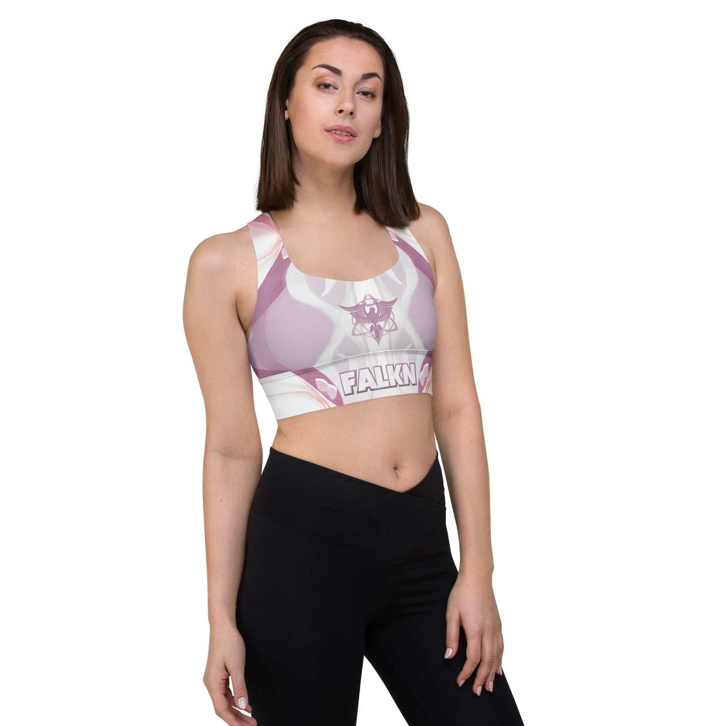 Pink Falkn Set Longline-Sport-BH