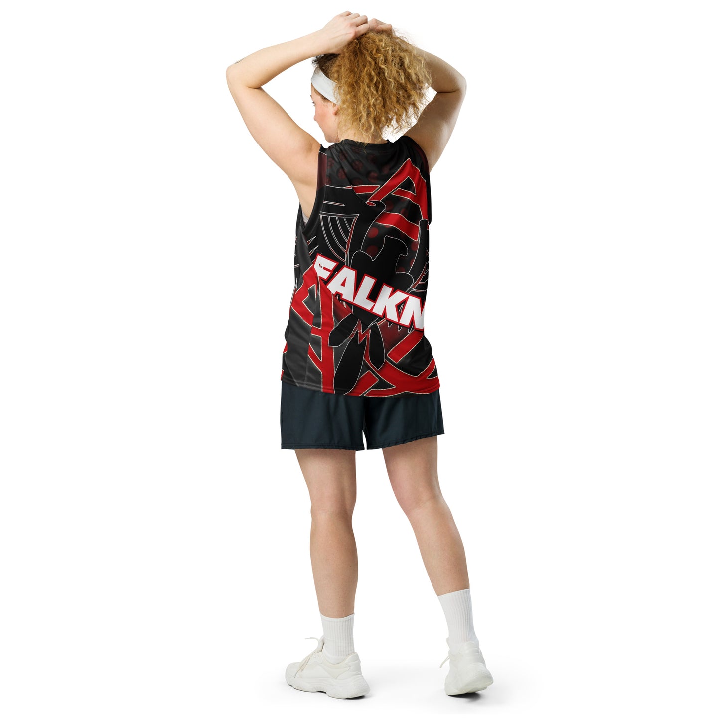 Falkn Recyceltes Unisex-Basketballtrikot