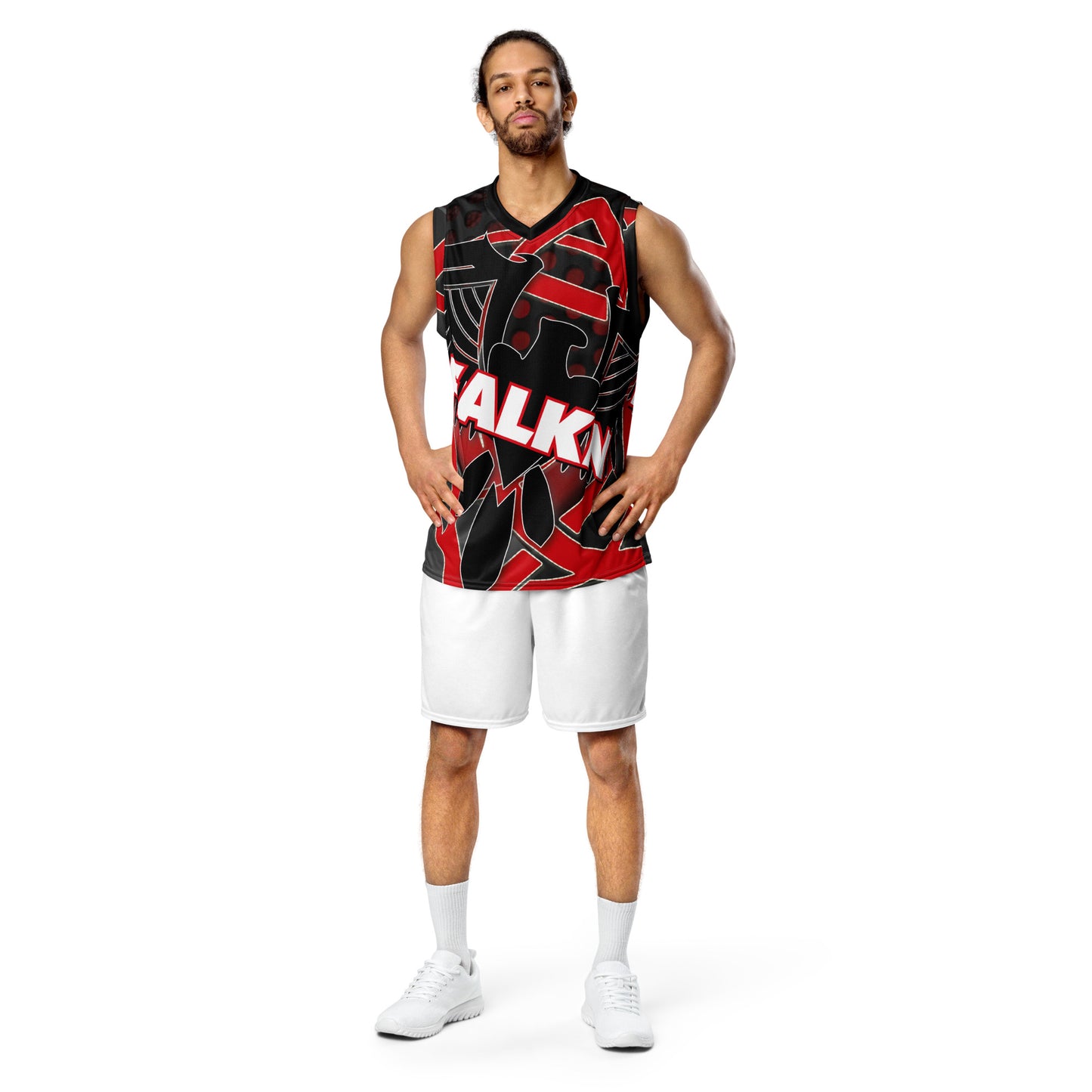 Falkn Recyceltes Unisex-Basketballtrikot