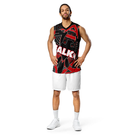 Falkn Recyceltes Unisex-Basketballtrikot