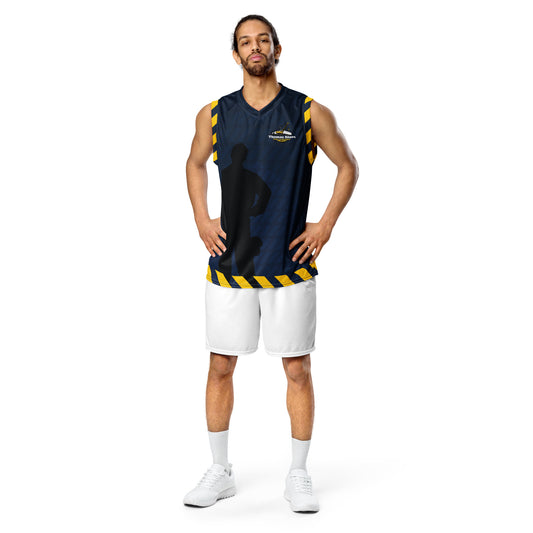 Michel Werbung Recyceltes Unisex-Basketballtrikot