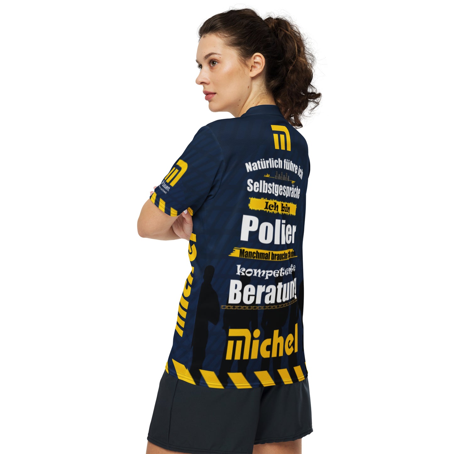 MIchel Werbung Recyceltes Unisex-Trikot mit Allover-Druck