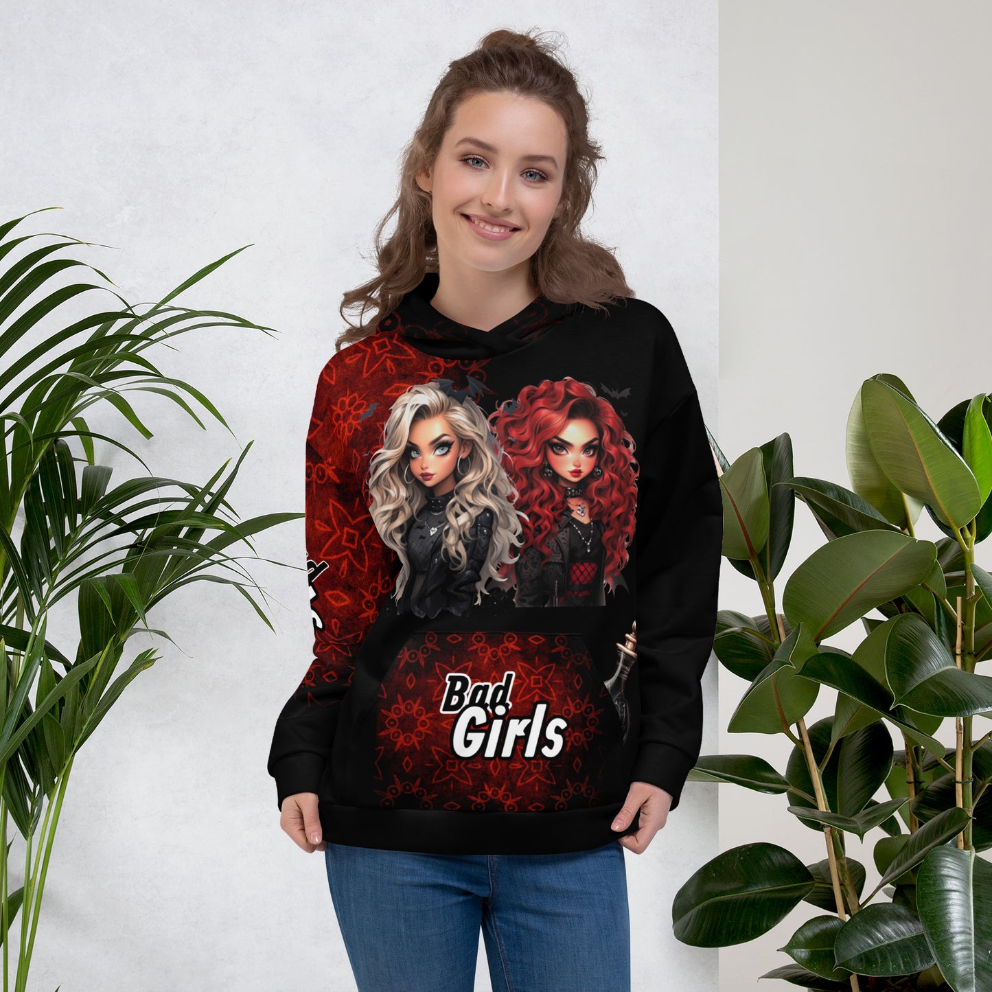 Bad Girls Unisex-Kapuzenpullover