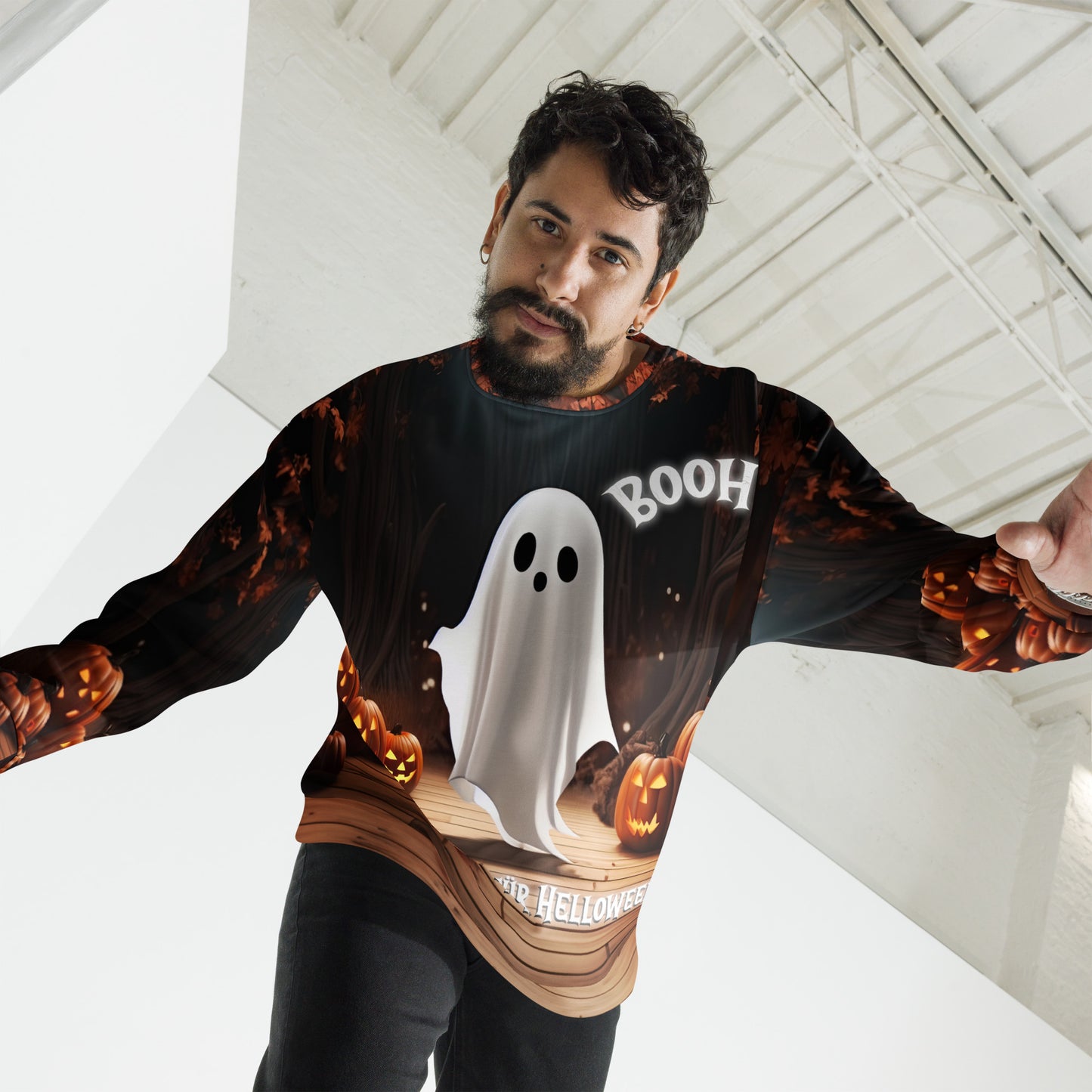 Halloween Gheist Unisex-Pullover