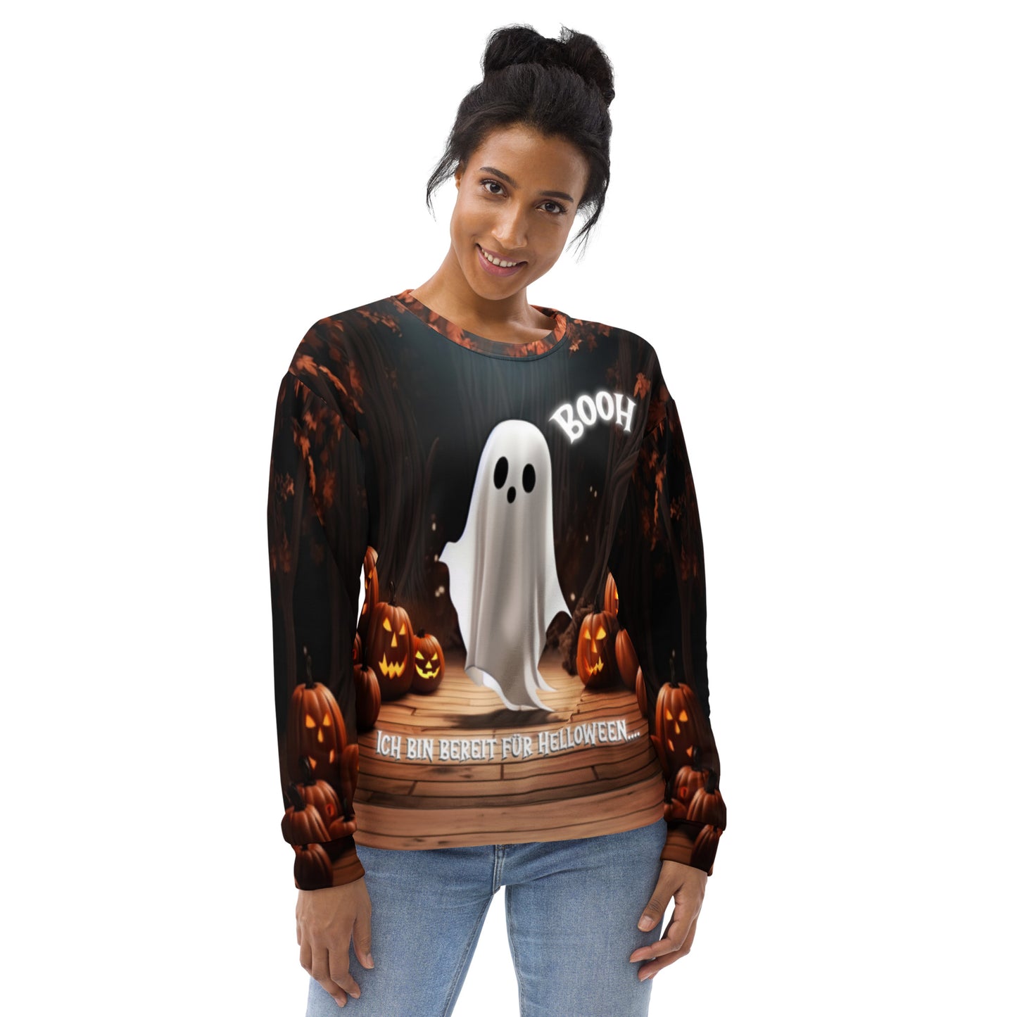 Halloween Gheist Unisex-Pullover