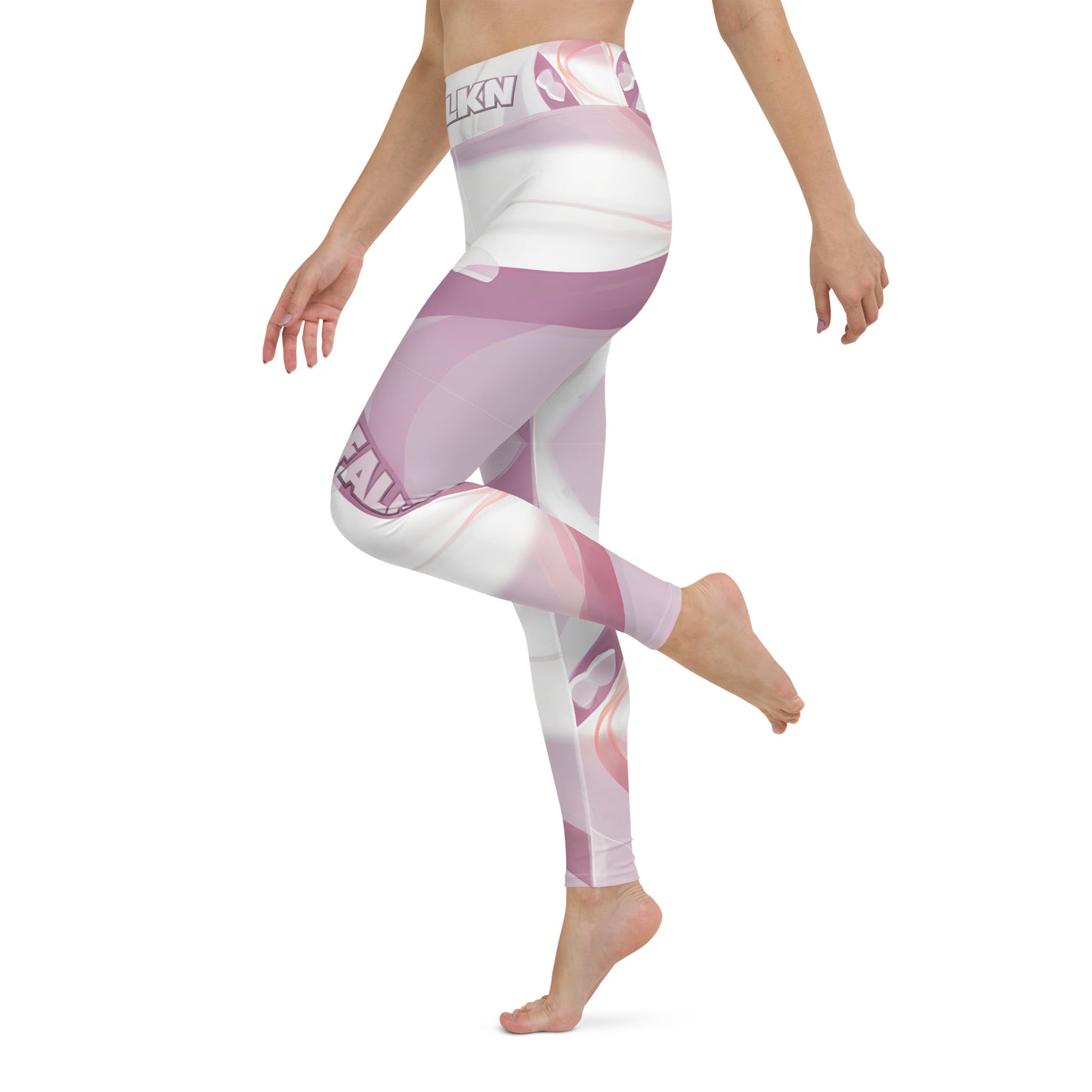 Pink Falkn Set Yoga-Leggings