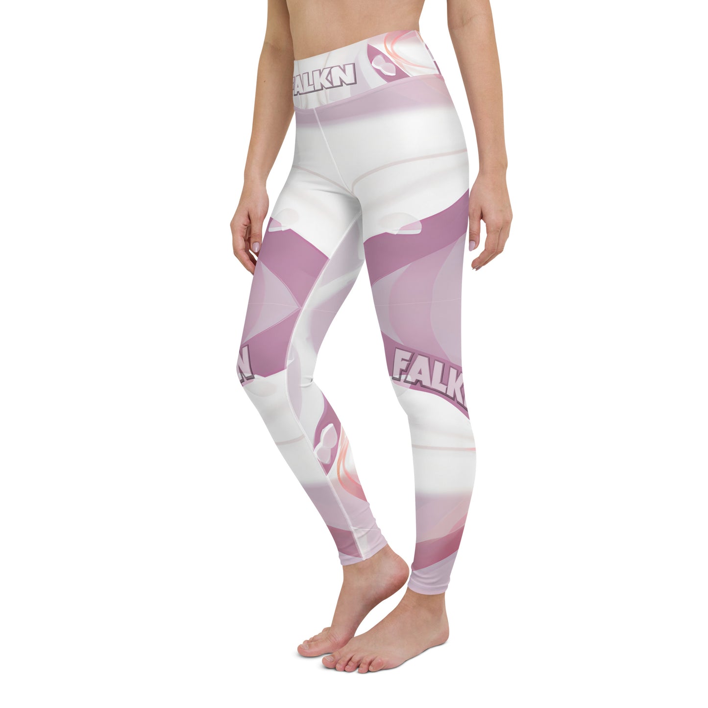 Pink Falkn Set Yoga-Leggings