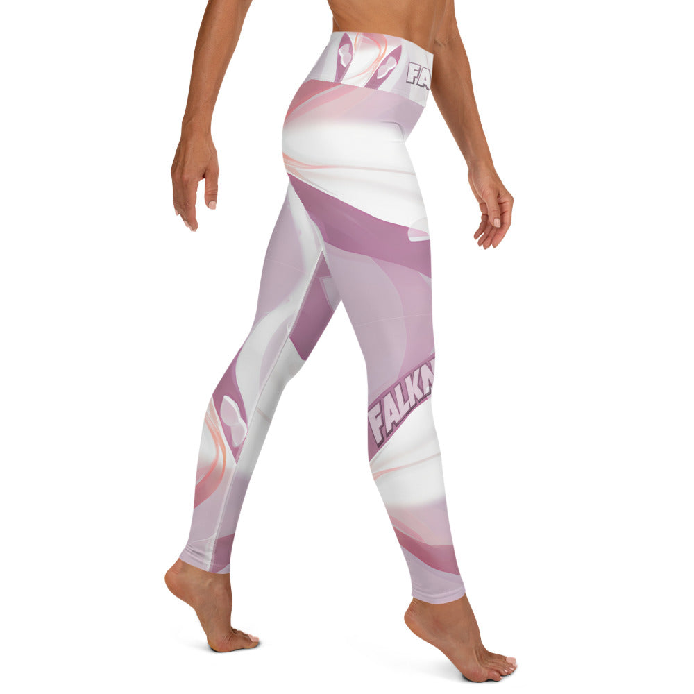 Pink Falkn Set Yoga-Leggings