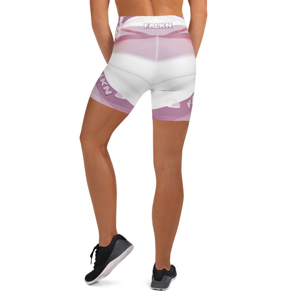 Pink FALKN SET Yoga-Shorts