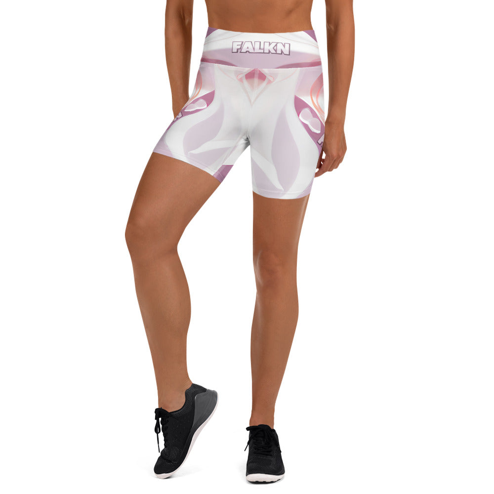 Pink FALKN SET Yoga-Shorts