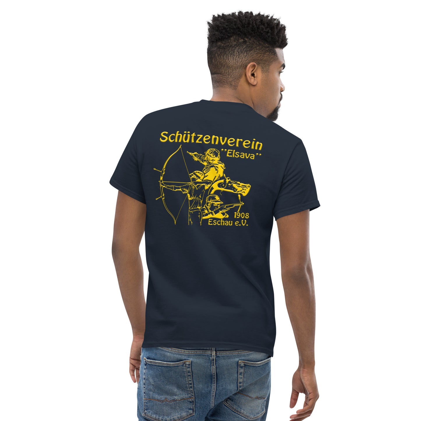 Klassisches Herren-T-Shirt Schützenverein Eschau