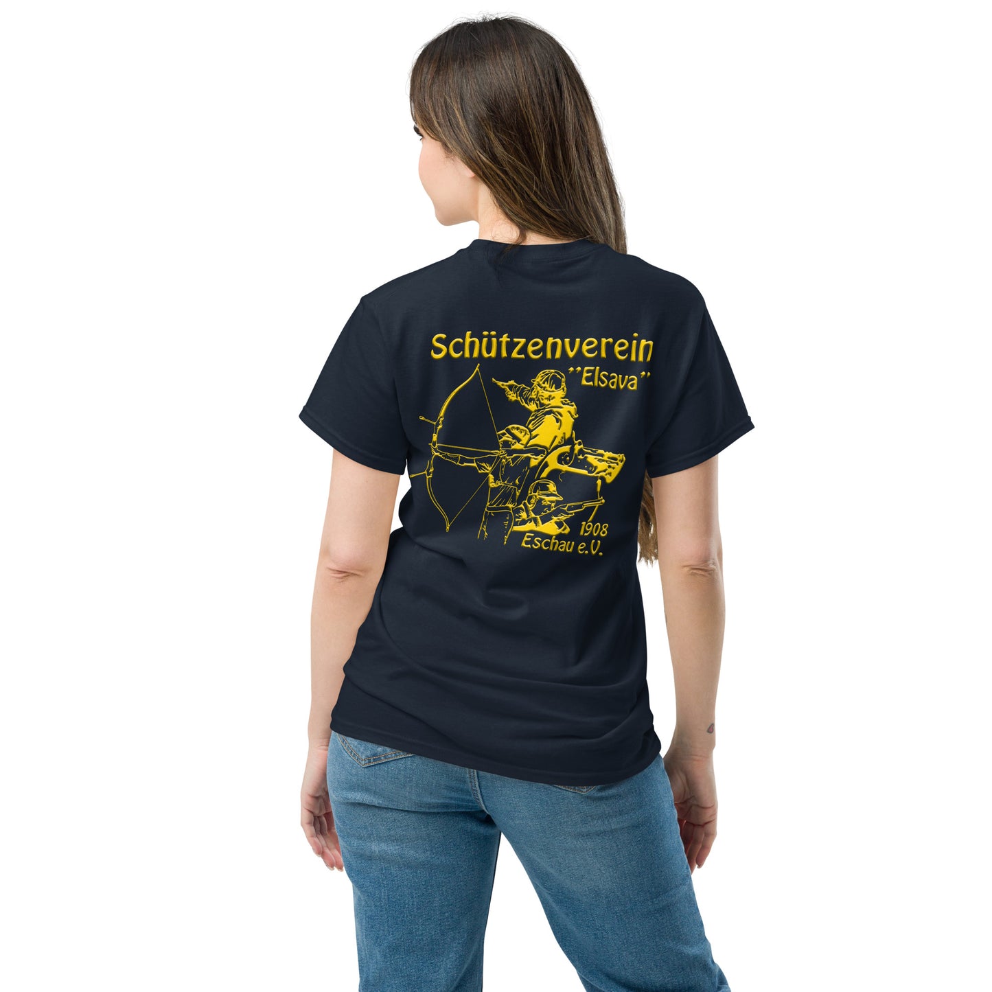 Klassisches Herren-T-Shirt Schützenverein Eschau