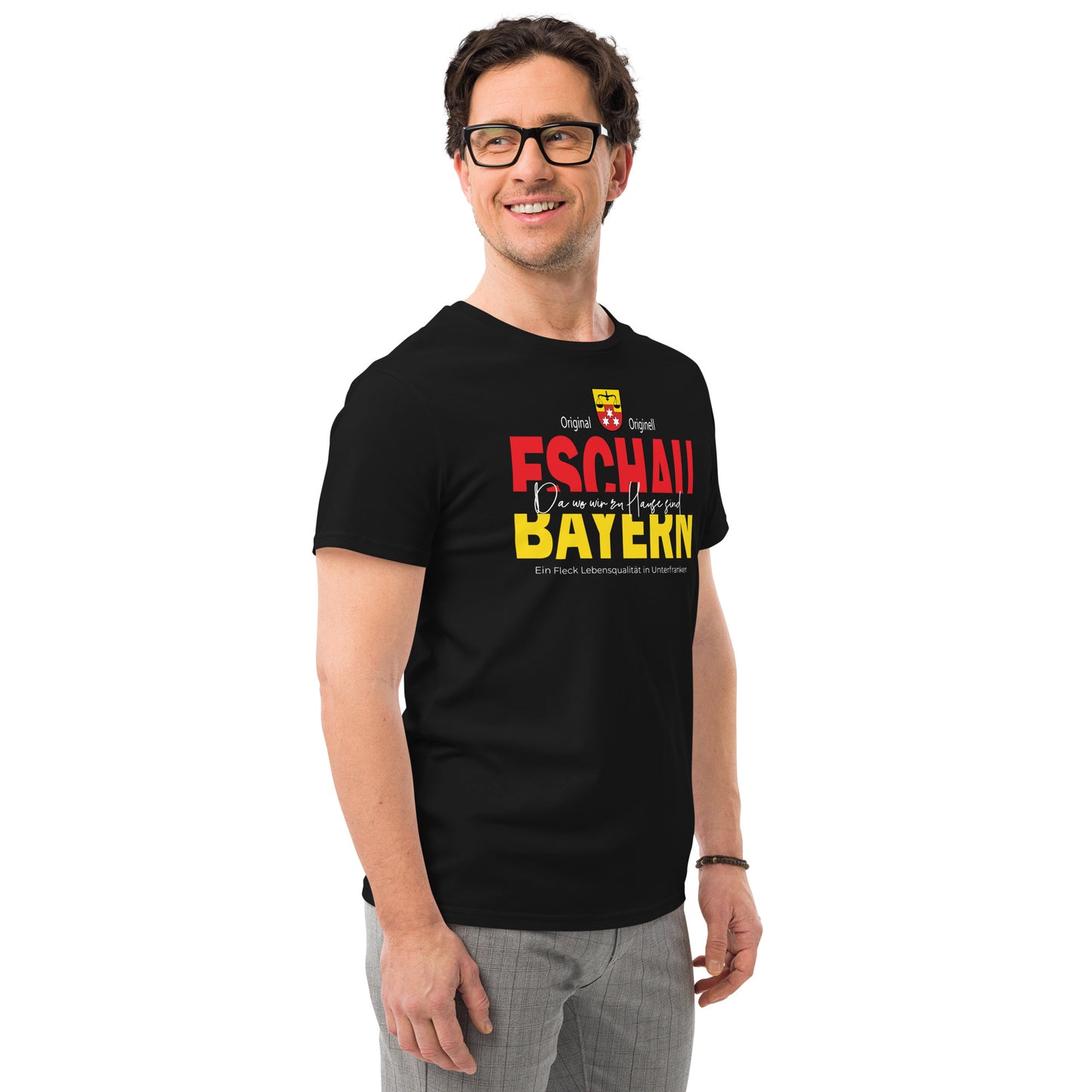 Motiv Eschau Herren-T-Shirt aus Premium-Baumwolle