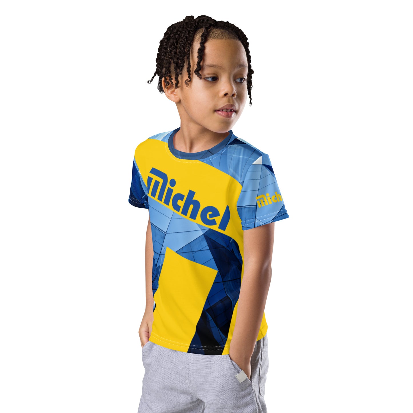 MICHEL Kids crew neck t-shirt